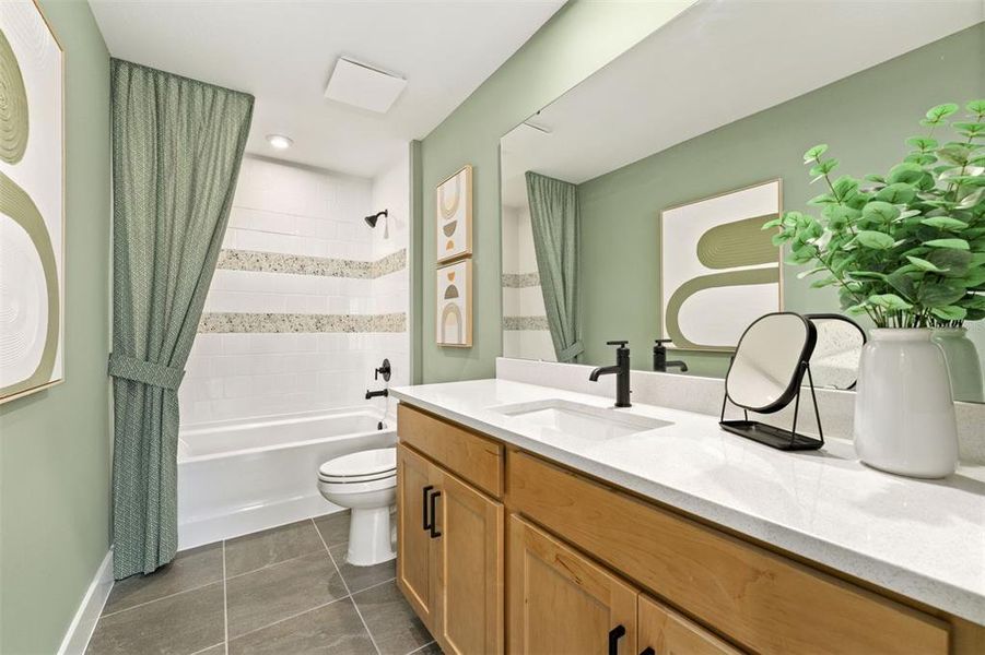 Furnished interior view inside a new home in , Orlando (Image 16).