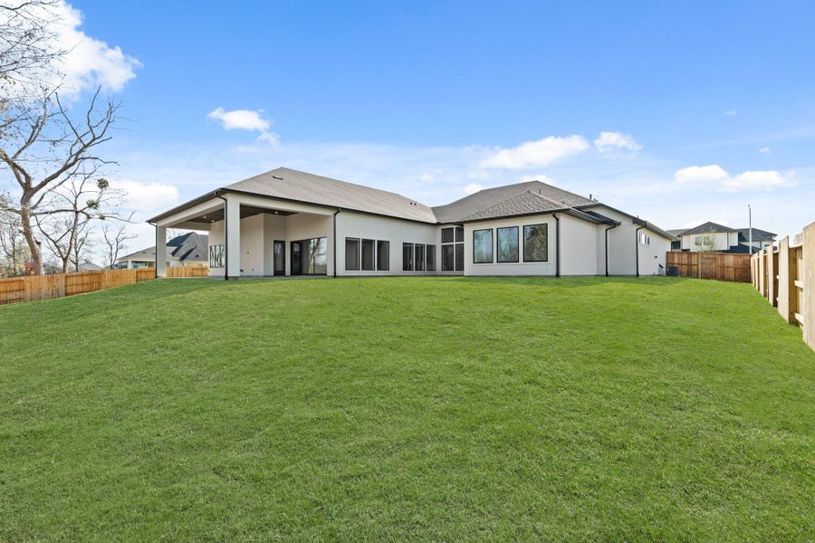 Exterior details and patio area of a home in Weston Lakes, Fulshear (Image 26). Exterior details and patio area of a home in Weston Lakes, Fulshear (Image 26).