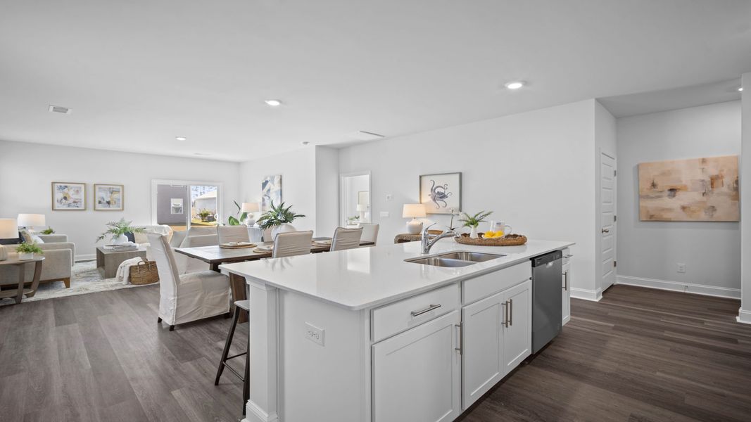 Representative furnished interior of a home built from the Manning by D.R. Horton in The Retreat at East Argent, Ridgeland (Image 4).