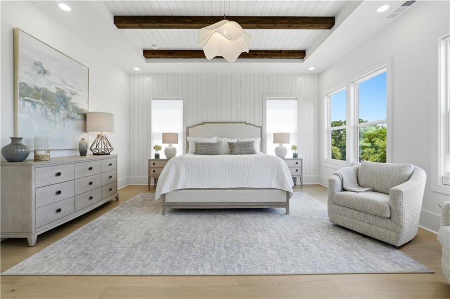 Furnished interior view inside a new home in Echo at Crabapple, Milton (Image 47).