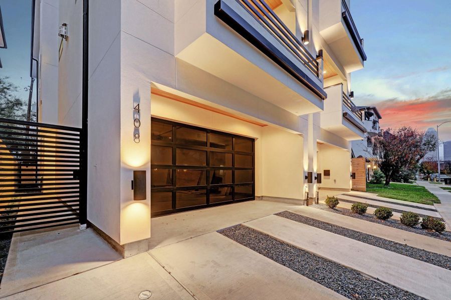 Exterior details and patio area of a home in , Houston (Image 3).