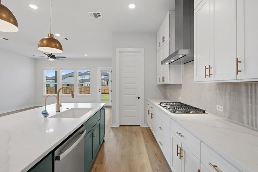 Furnished interior view inside a new home in Arbor Collection at Heritage, Dripping Springs (Image 8).