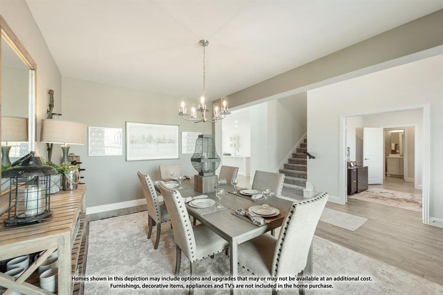Furnished interior view inside a new home in Ridge Ranch, Mesquite (Image 4).