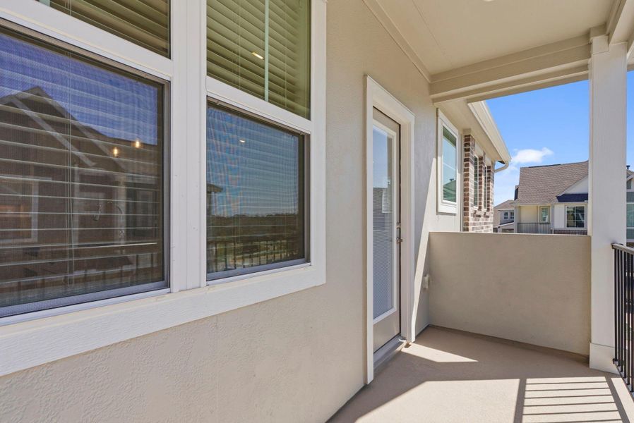 Exterior details and patio area of a home in Balmoral, Humble (Image 4). Exterior details and patio area of a home in Balmoral, Humble (Image 4).