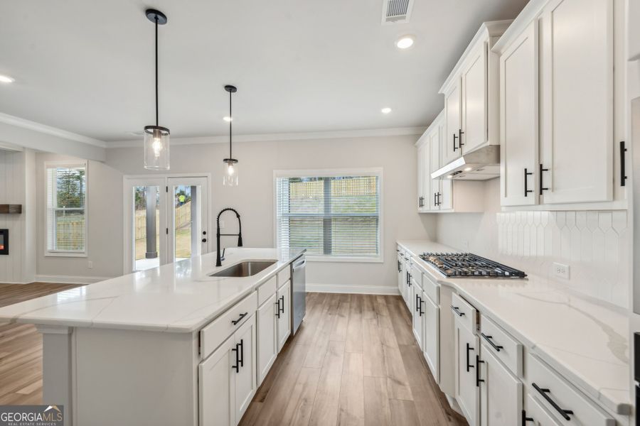 Furnished interior view inside a new home in Ponderosa Farms Manor, Gainesville (Image 8). Furnished interior view inside a new home in Ponderosa Farms Manor, Gainesville (Image 8).