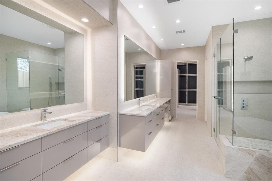 Furnished interior view inside a new home in , Dallas (Image 9).