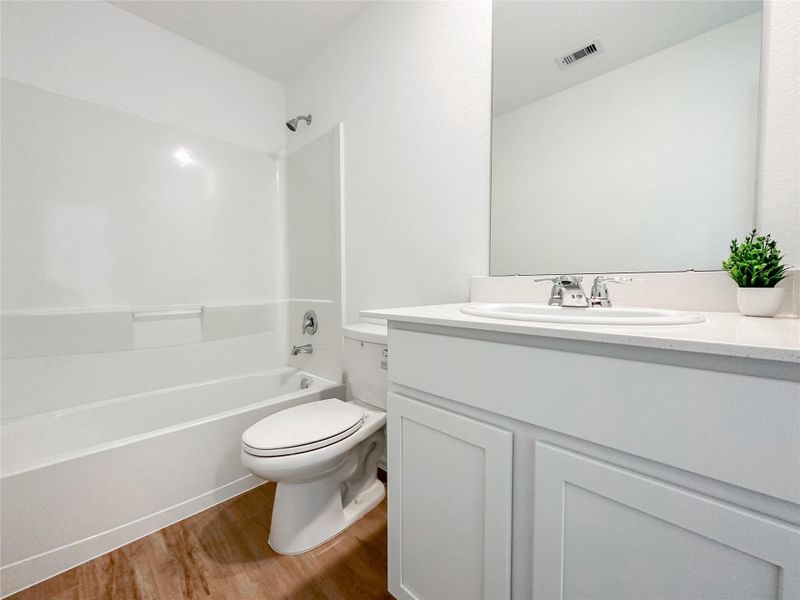 Furnished interior view inside a new home in Ladera Trails: Cottage Collection, Conroe (Image 11). Furnished interior view inside a new home in Ladera Trails: Cottage Collection, Conroe (Image 11).