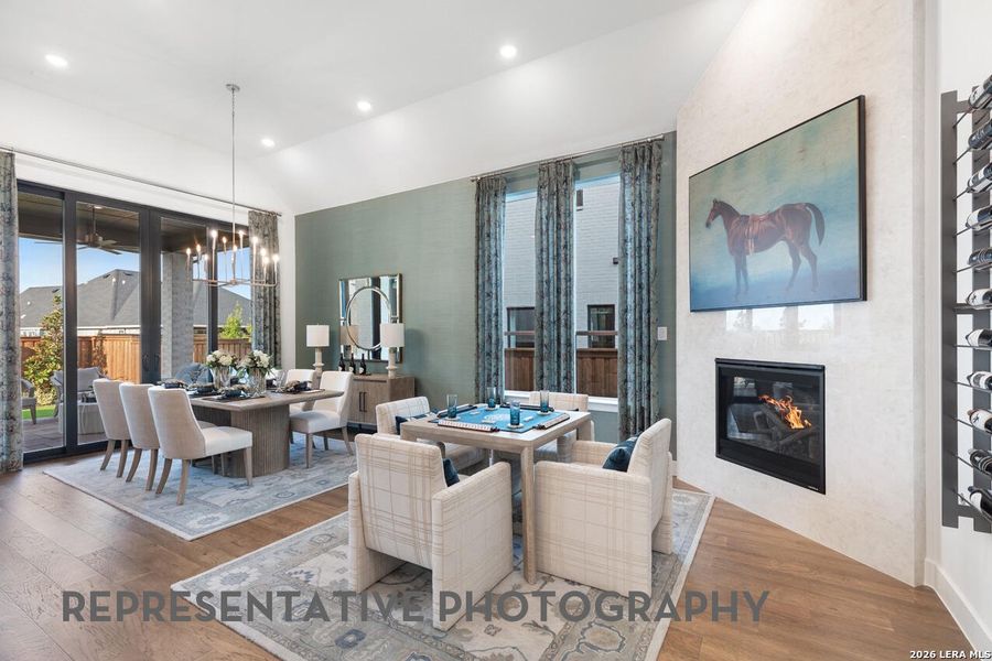 Furnished interior view inside a new home in Briggs Ranch, San Antonio (Image 14).