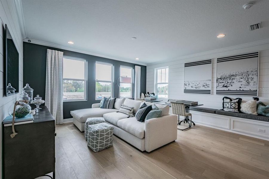 Furnished interior view inside a new home in Cassata Lakes, Nokomis (Image 8).