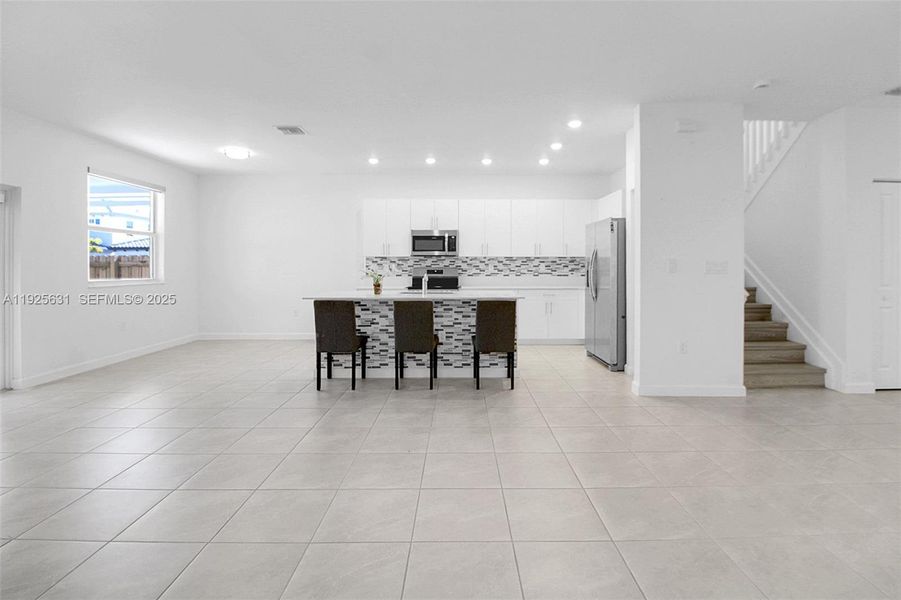 Furnished interior view inside a new home in , Homestead (Image 7). Furnished interior view inside a new home in , Homestead (Image 7).