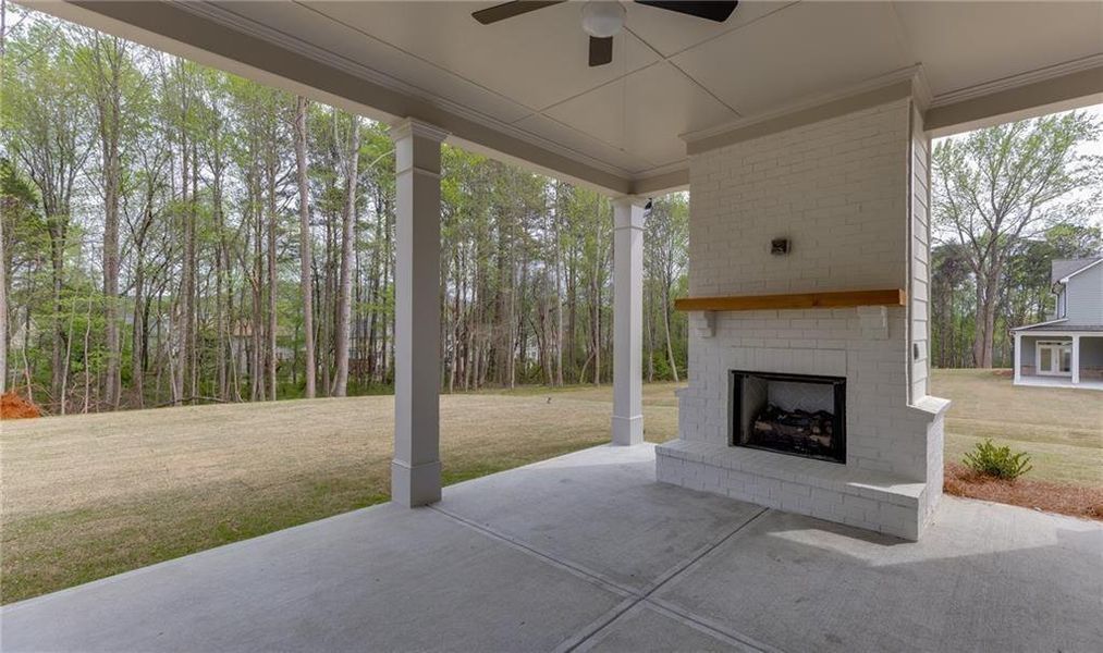 Exterior details and patio area of a home in , Cumming (Image 29).