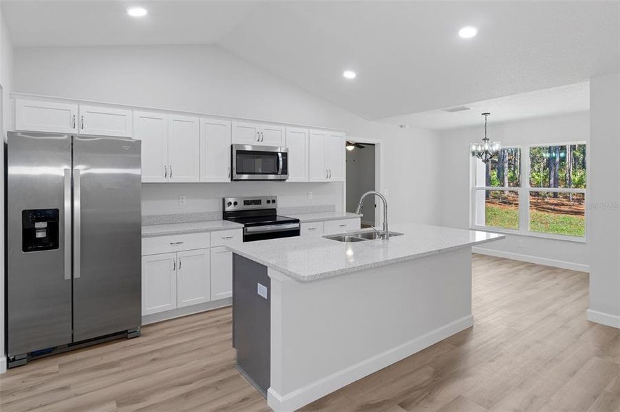Furnished interior view inside a new home in , Citrus Springs (Image 17).
