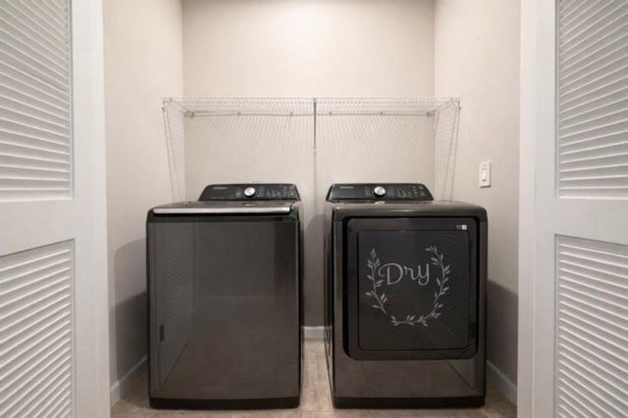 Laundry closet Laundry closet