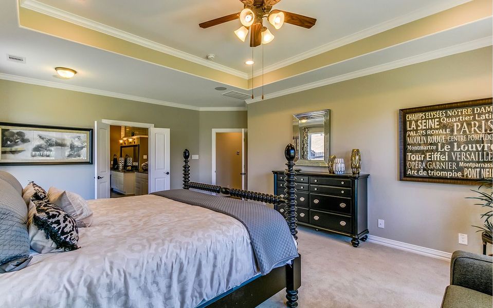 Furnished interior view inside a new home in Marvida, Cypress (Image 20).