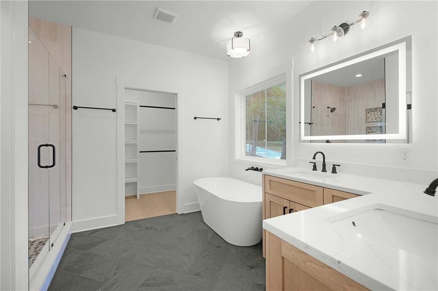 Furnished interior view inside a new home in , Calhoun (Image 6).