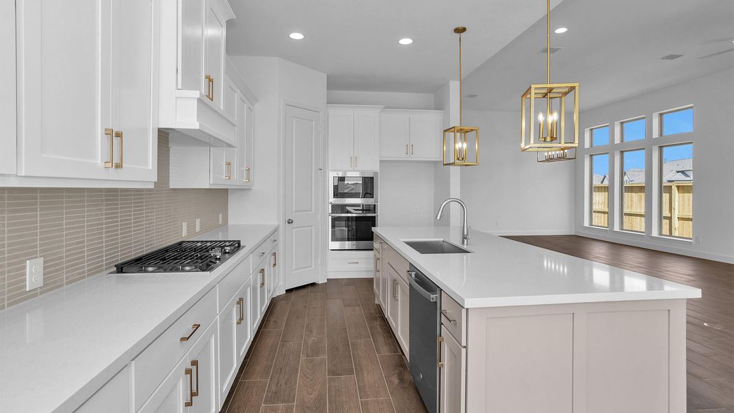 Furnished interior view inside a new home in Valencia 60', Manvel (Image 4). Furnished interior view inside a new home in Valencia 60', Manvel (Image 4).