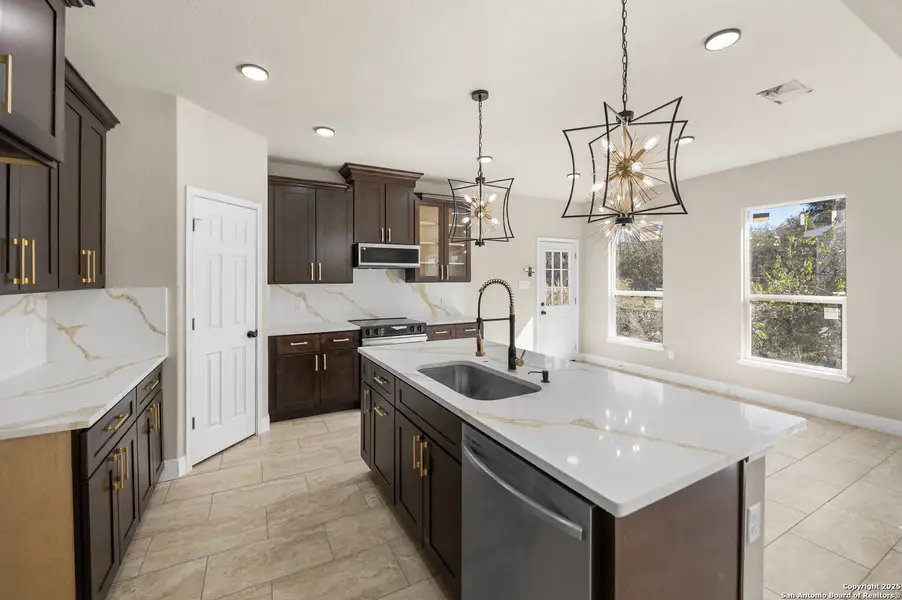 Furnished interior view inside a new home in , Elmendorf (Image 7).
