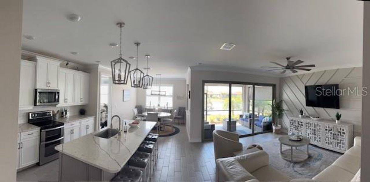 Furnished interior view inside a new home in , Nokomis (Image 12).