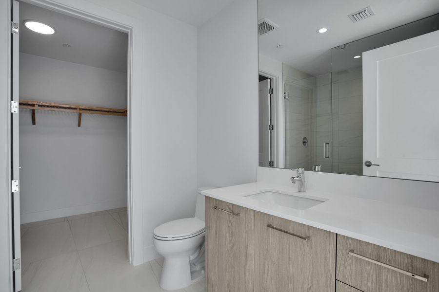 Guest Suite Walk-In Closet and Bathroom