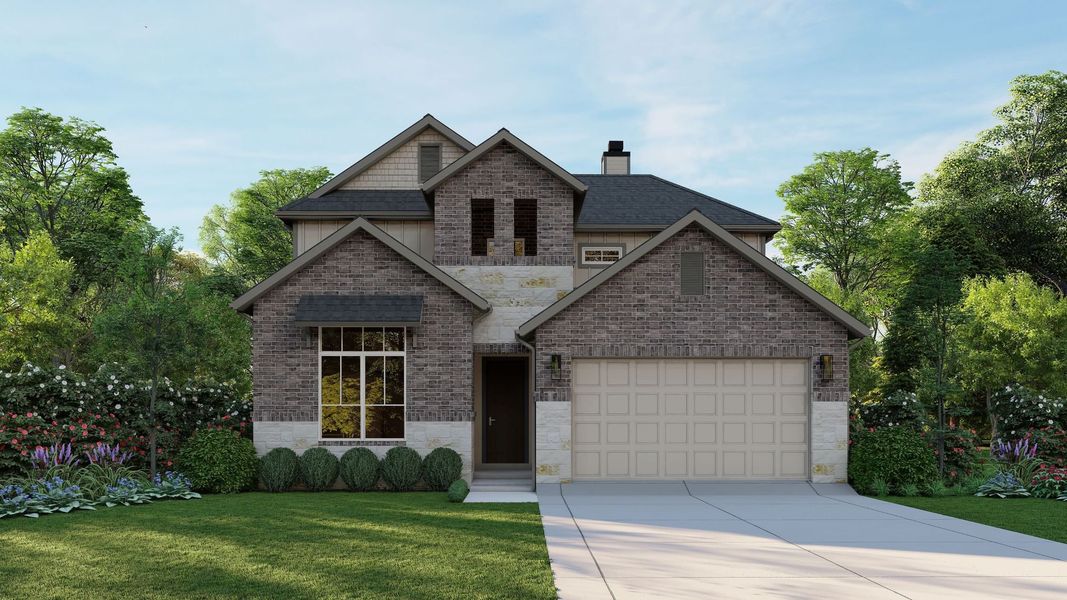 Front exterior of a home in the Country Village Estates community, located in Castroville, TX (Image 13). Front exterior of a home in the Country Village Estates community, located in Castroville, TX (Image 13).
