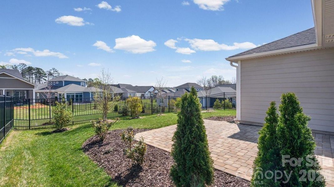 Exterior details and patio area of a home in Trilogy® Lake Norman, Denver (Image 21).