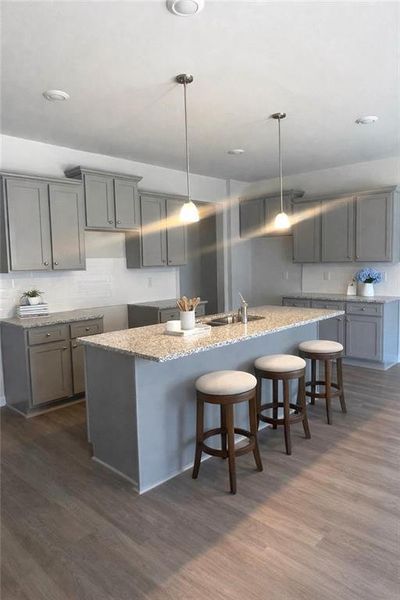 Furnished interior view inside a new home in Lake Harbin, Morrow (Image 16).