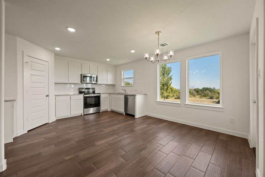 Spacious, unfurnished interior of a new home in Gatlin Ranch, Springtown (Image 27). Spacious, unfurnished interior of a new home in Gatlin Ranch, Springtown (Image 27).