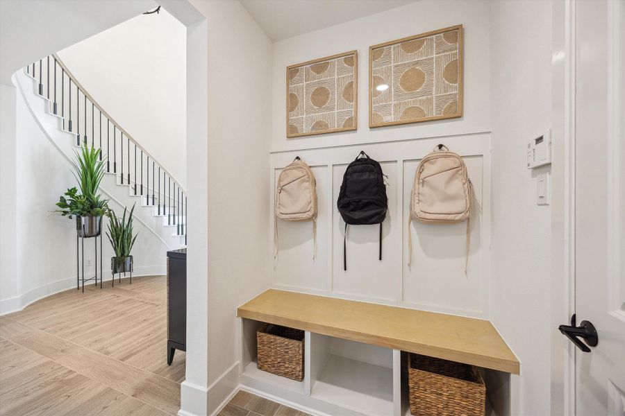 Furnished interior view inside a new home in Wolf Ranch - 55', Georgetown (Image 16).