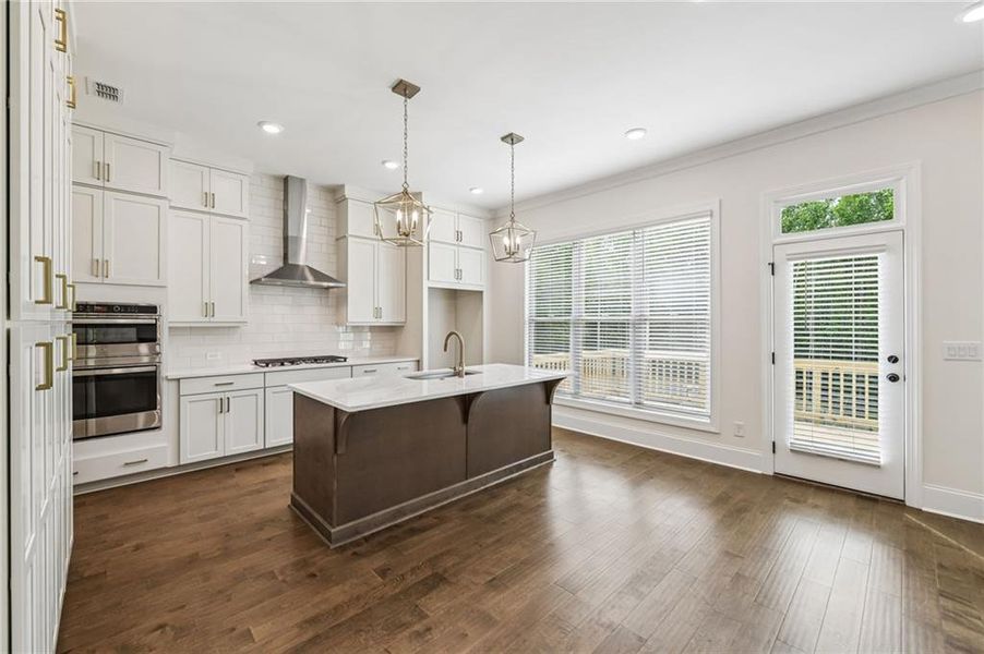Furnished interior view inside a new home in Waterhaven, Cumming (Image 17).