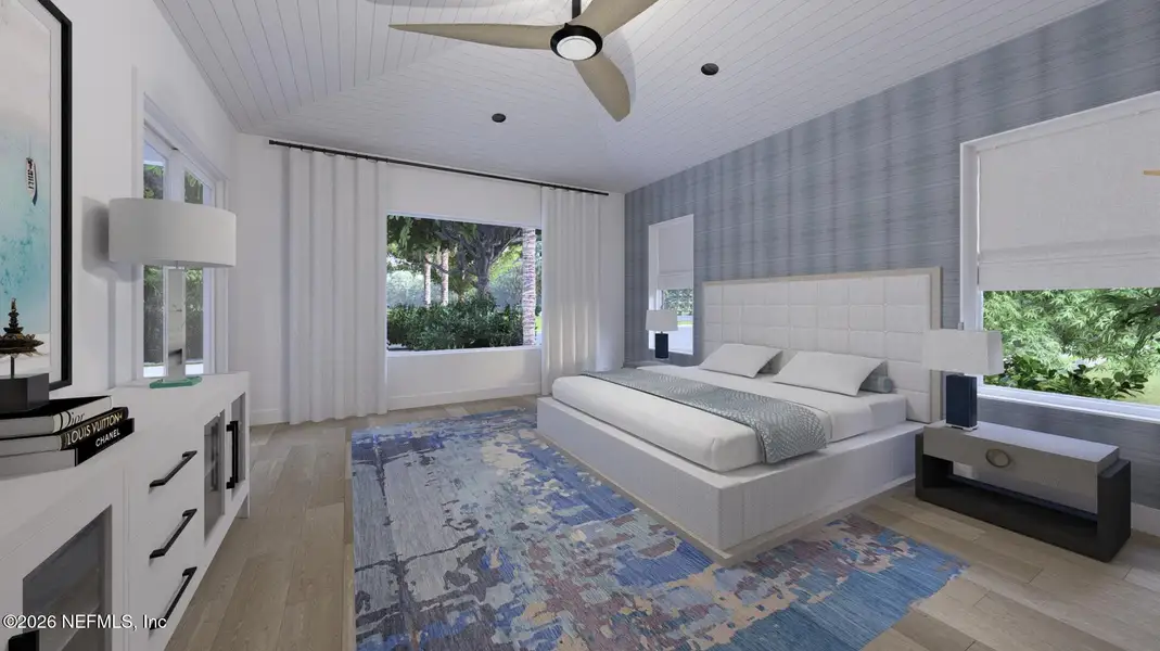 Furnished interior view inside a new home in , Atlantic Beach (Image 4).