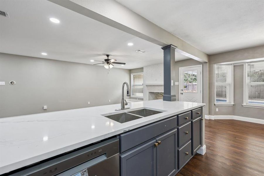 Furnished interior view inside a new home in , Azle (Image 13). Furnished interior view inside a new home in , Azle (Image 13).