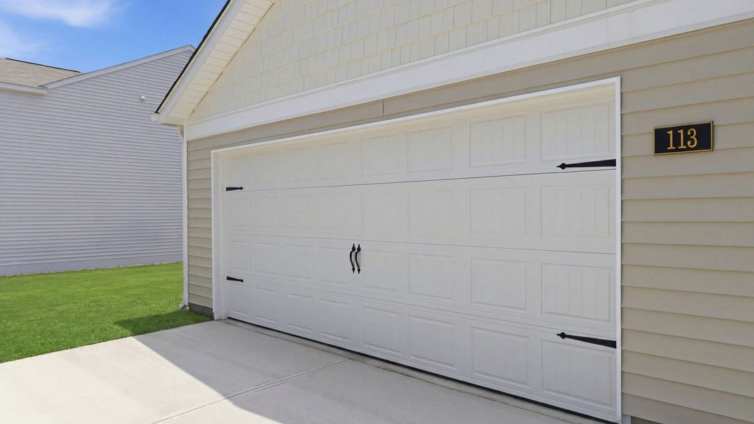 Exterior details and patio area of a home in Blair Ridge, La Grange (Image 4).