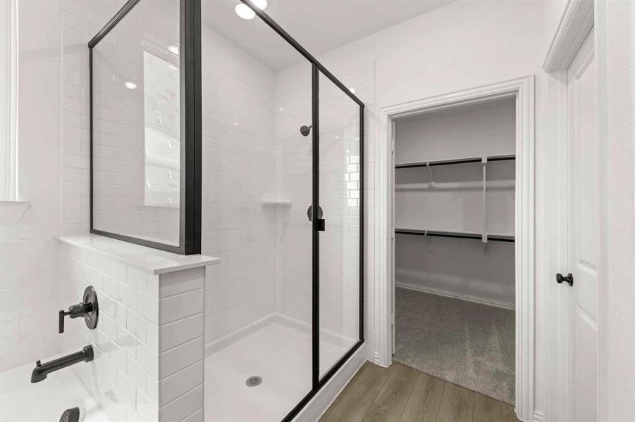 Furnished interior view inside a new home in Monticello Park, Princeton (Image 10).