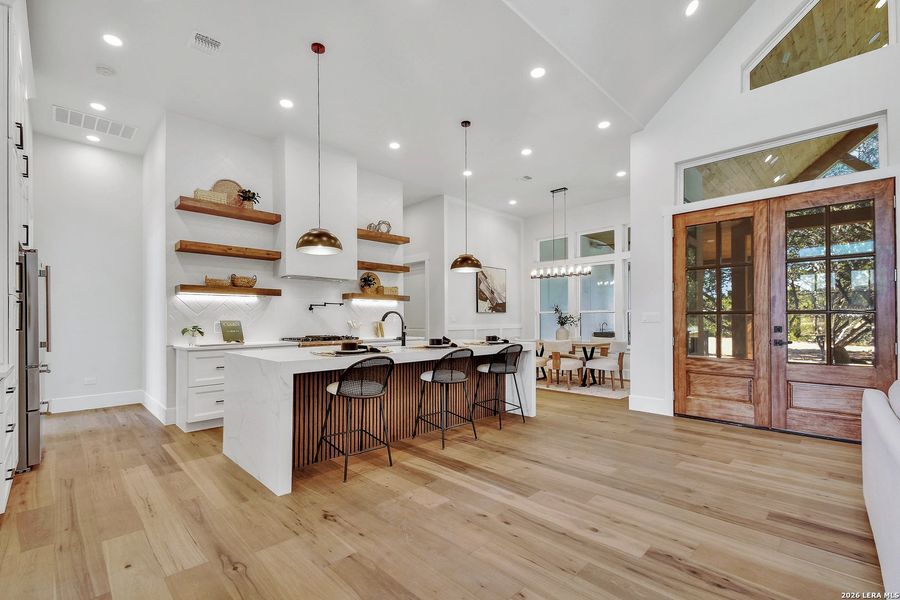 Furnished interior view inside a new home in , Bandera (Image 8).