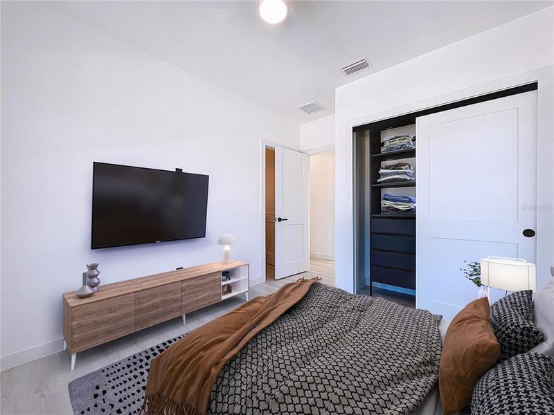 Furnished interior view inside a new home in , St. Petersburg (Image 8).