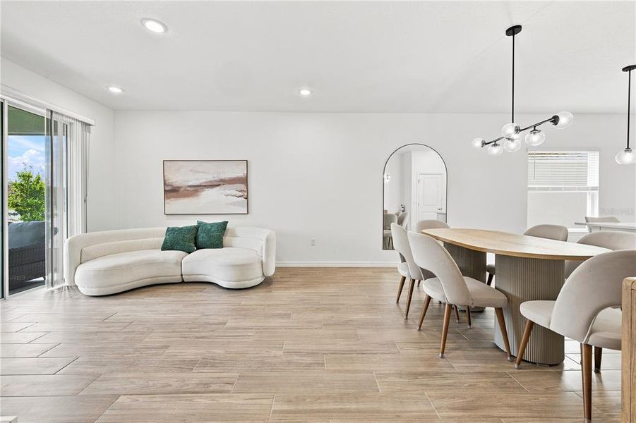 Furnished interior view inside a new home in , Harmony (Image 18). Furnished interior view inside a new home in , Harmony (Image 18).