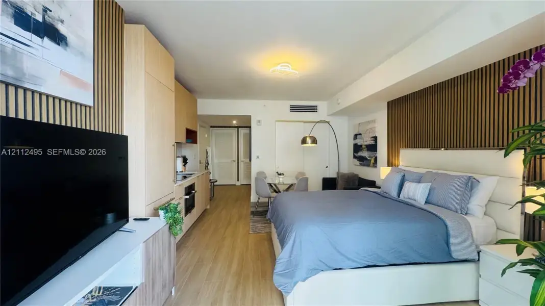 Furnished interior view inside a new home in , Miami (Image 17).