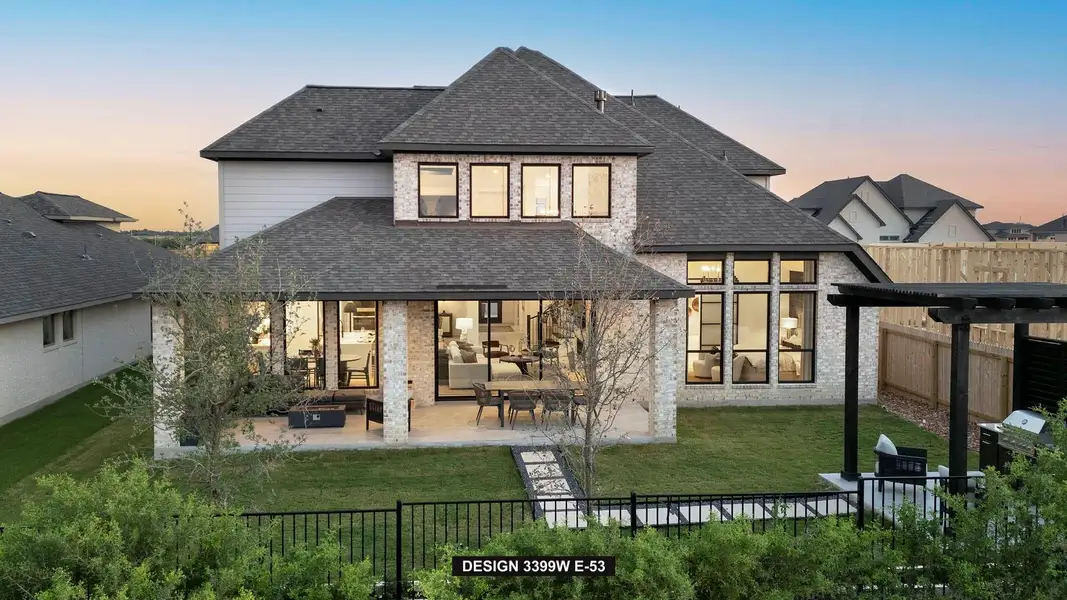 Exterior details and patio area of a home in Austin Point, Richmond (Image 2).