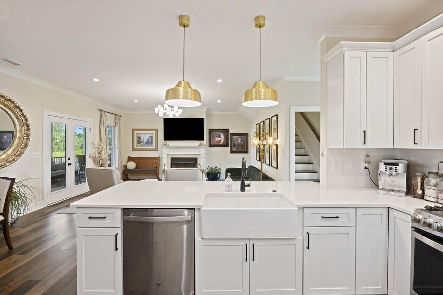 Furnished interior view inside a new home in , Meggett (Image 32).