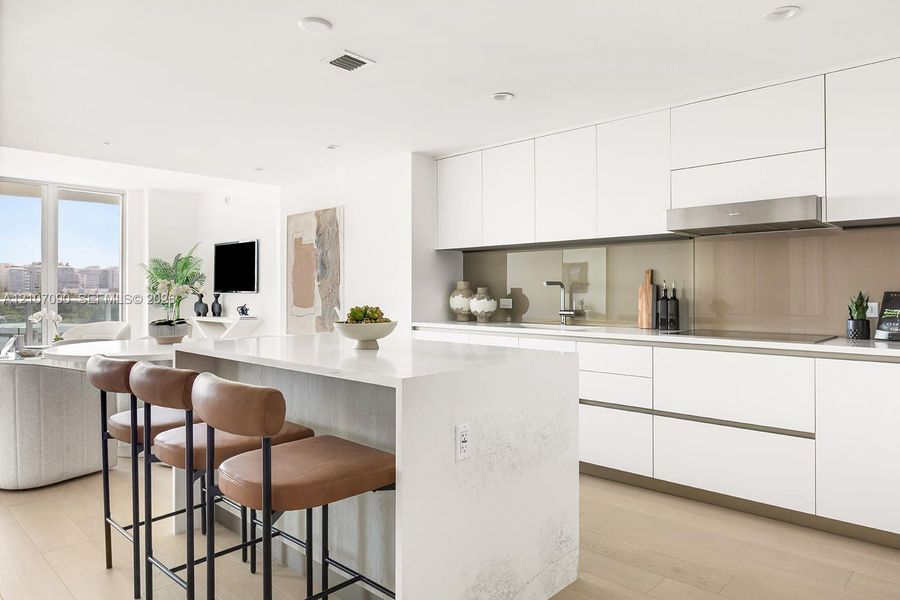 Furnished interior view inside a new home in , Bay Harbor Islands (Image 16).