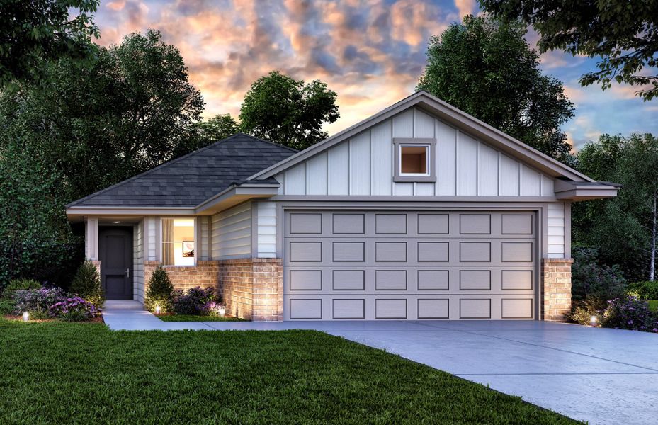 Front exterior of a home in the Hill & Dale Ranch community, located in Splendora, TX (Image 20).