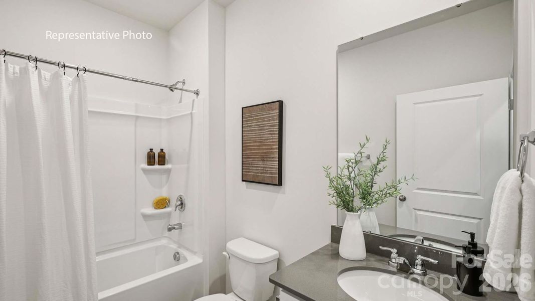 Furnished interior view inside a new home in The Falls at Newton, Newton (Image 24).