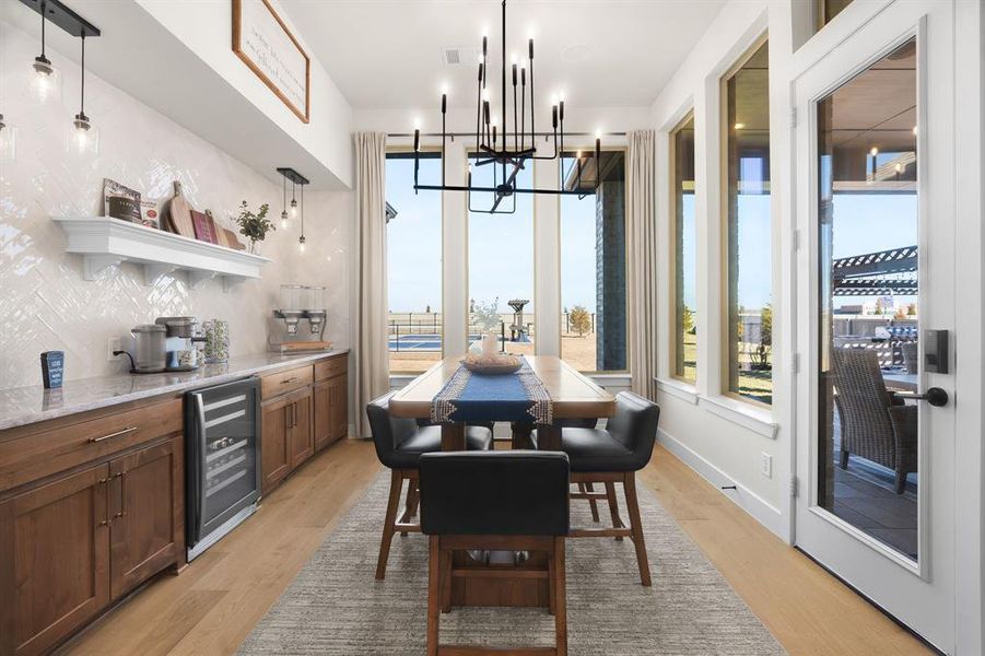 Furnished interior view inside a new home in Pecan Square, Northlake (Image 24).