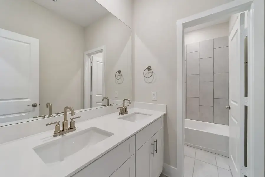 Representative furnished interior of a home built from the Delaney by Landon Homes in Lexington Frisco, Frisco (Image 15).