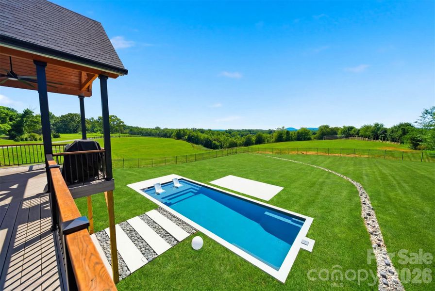 Exterior details and patio area of a home in , Hickory (Image 4).