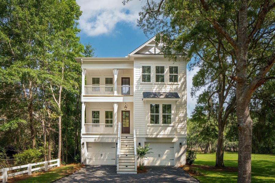 Front exterior of a new home in , Johns Island, SC, highlighting curb appeal (Image 28).