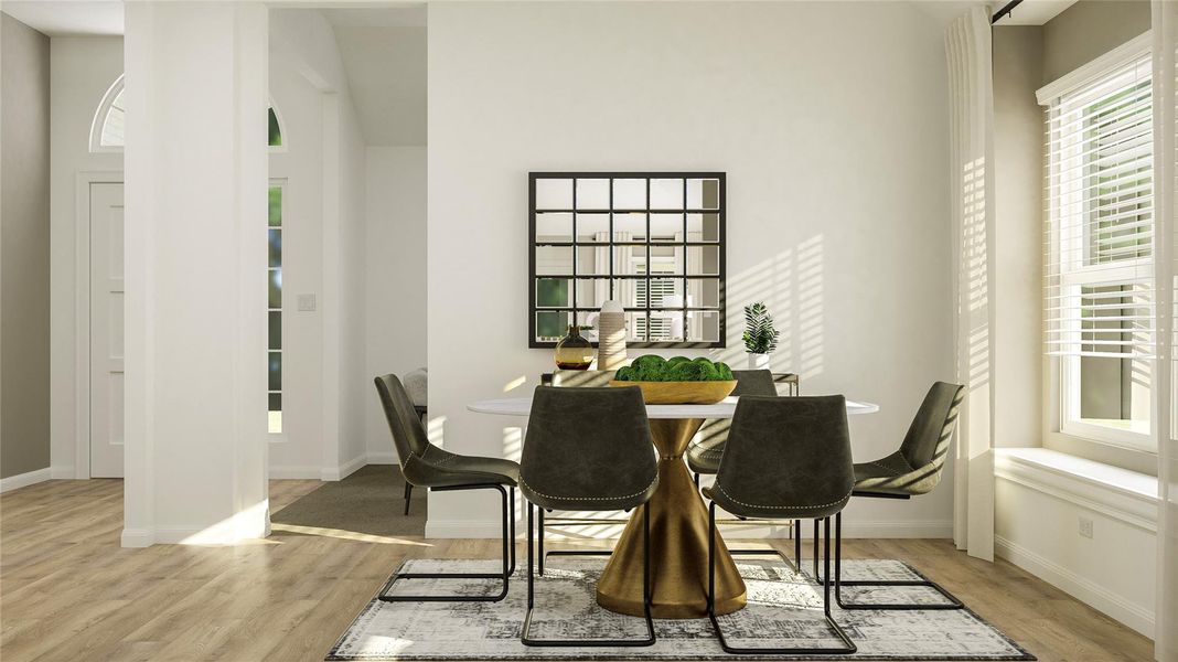 Furnished interior view inside a new home in Lively Ranch: Brookstone Collection, Georgetown (Image 22). Furnished interior view inside a new home in Lively Ranch: Brookstone Collection, Georgetown (Image 22).