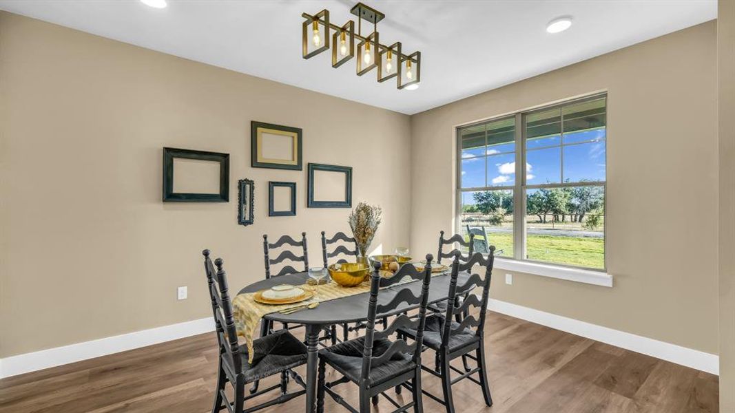 Furnished interior view inside a new home in Saddle Crest Estates, Weatherford (Image 13). Furnished interior view inside a new home in Saddle Crest Estates, Weatherford (Image 13).