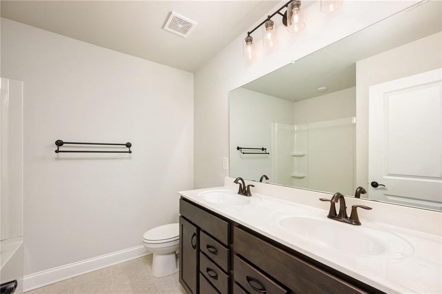 Furnished interior view inside a new home in Sierra Creek, Hoschton (Image 3). Furnished interior view inside a new home in Sierra Creek, Hoschton (Image 3).