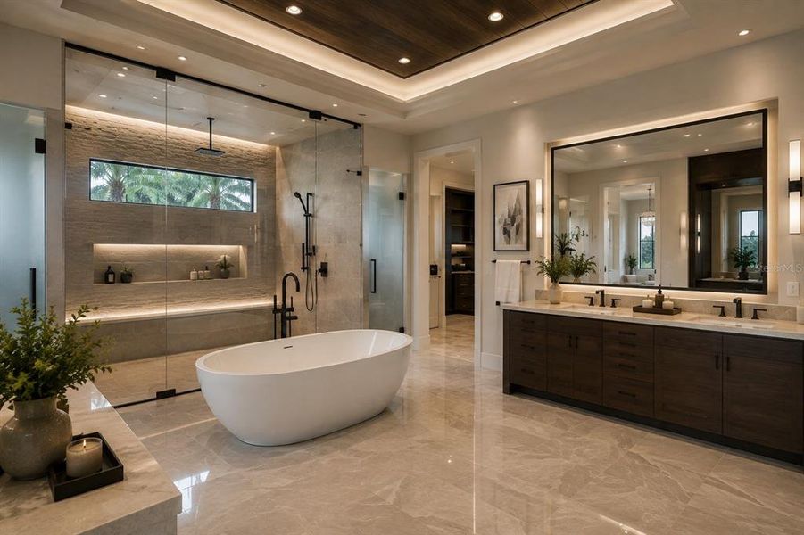 Furnished interior view inside a new home in , Odessa (Image 33).
